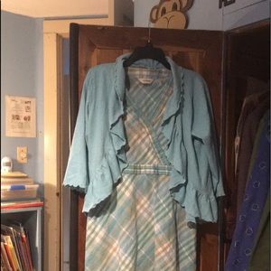 Earth Creations hemp and cotton summer shrug.